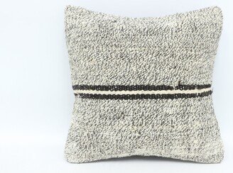 Kilim Pillows, Turkish Pillow, Beige Striped Cushion Case, Personalized Gift Moroccan Pillow 2407