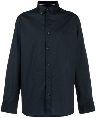 Buttoned-Collar Long-Sleeve Shirt