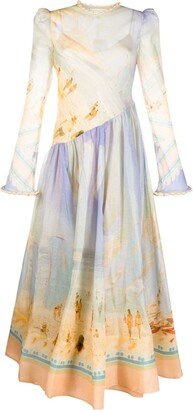 Tama printed maxi dress