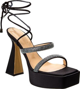 Devon Satin Platform Sandal-AA