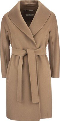 'S Max Mara Belted Long-Sleeved Coat-AH