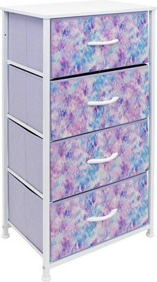 Drawer Fabric Dresser for Home Bedroom and More Purple