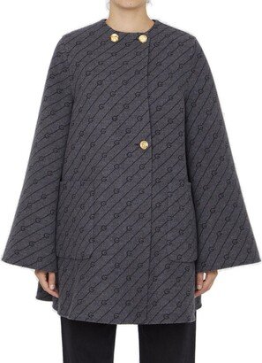 Diagonal G Tweed Coat