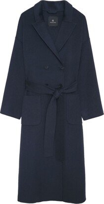 Dylan double-breasted maxi coat