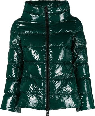 Glossy Padded Down Jacket