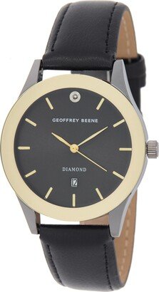 Diamond Leather Strap Watch, 41mm