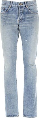 Slim Cotton Denim Jeans-AA