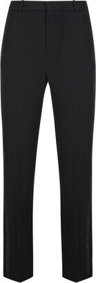 Straight-Leg Knitted Trousers-AG
