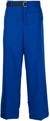 Tailored Belted-Waist Trousers