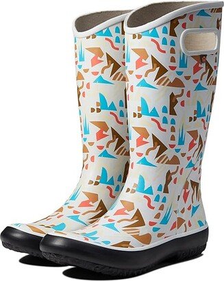 Rain Boot Sparse Geo (Light Gray Multi) Women's Boots