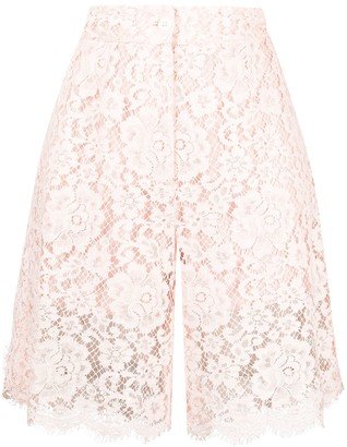 Knee-Length Lace Shorts