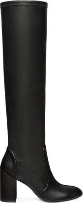 Yuliana 85MM Leather Knee-High Boots