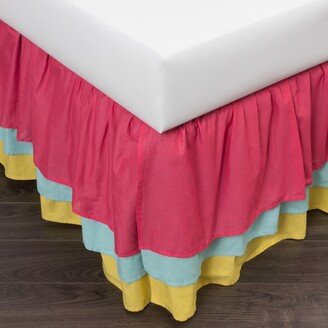 Cottage Home Trois 3-layer 18-inch Drop 3 Piece Tuck In Bed Skirt
