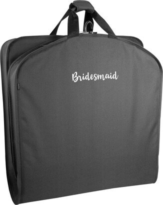 WallyBags 60 Deluxe Travel Garment Bag with Bridesmaid Embroidery