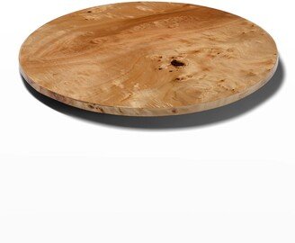 Burl Veneer Lazy Susan