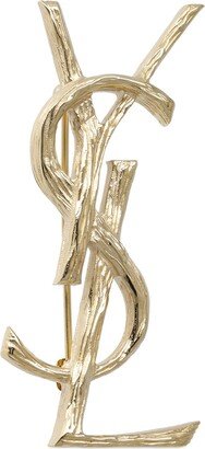 Monogram brass pin