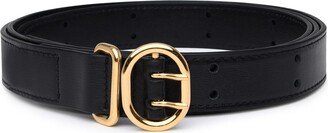 Black Leather Belt-AD