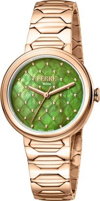 Women's Green dial Watch