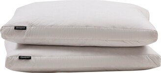 2 Gussted Feather & Down Medium/Firm 2-Pack Pillow, Jumbo