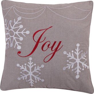 Silent Night Love Joy Peace Decorative Pillow, 20 x 20