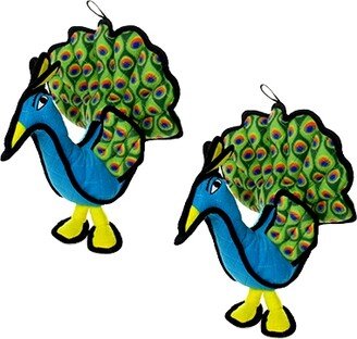 Tuffy Zoo Peacock, 2-Pack Dog Toys