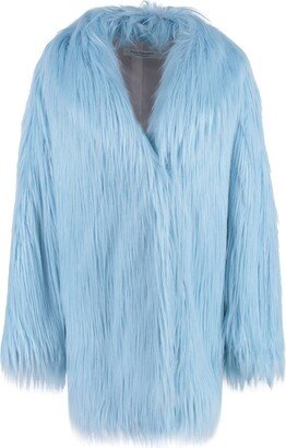 Faux-Fur Long-Sleeved Jacket-AB