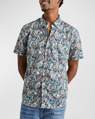 Men's Monaco Floral Sport Shirt