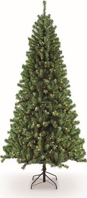 Puleo Pre-Lit Northern Fir Artificial Christmas Tree with 400 Lights, 6.5'