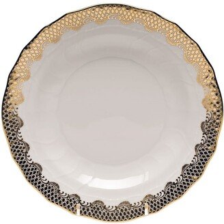 Gold Fish Scale Dessert Plate