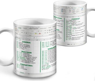 Excel Shortcut Coffee Mug, Funny Cpa Accounting Mug