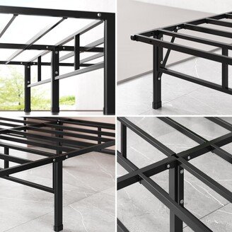 Priage by SmartBase® Compack® Black Metal Mattress Foundation-AA