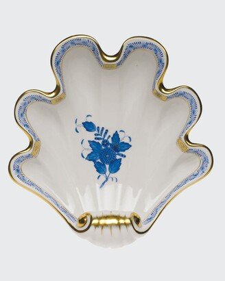 Chinese Bouquet Blue Large Shell Dish