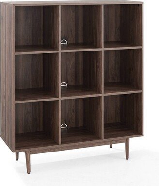 49.5 Liam 9 Cube Bookcase Walnut