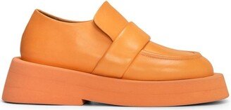 Platform-Sole Slip-On Loafers