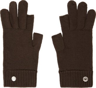 Brown Touchscreen Gloves-AA