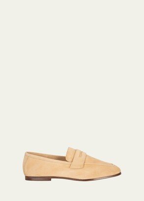 Sophique Essenziale Classic Suede Penny Loafers-AA