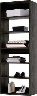 Modular Closets Vista Shelf Closet Tower - Grey