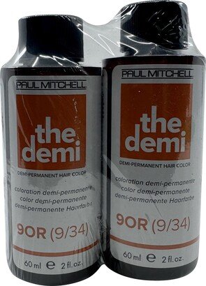 The Demi Demi Permanent Hair Color 9OR 9/34 2 OZ Set of 2