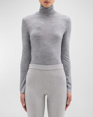 Turtleneck Long-Sleeve Sweater