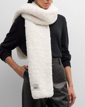 Oversized Sherpa Scarf