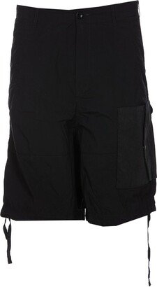 Drawstring Cuff Cargo Shorts