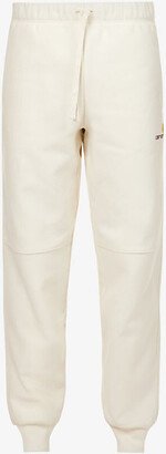 ens Natural American Script Brand-embroidered Cotton-blend Jogging Bottoms