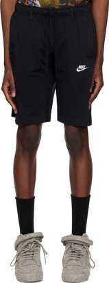 Black Overjogging Shorts