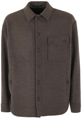 Long Sleeved Button-Up Jacket