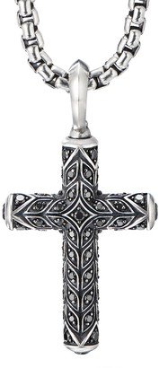 Sterling Silver Diamond Cross