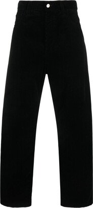 Logo-Patch Straight-Leg Trousers-BJ