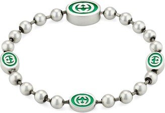 Interlocking G boule chain bracelet