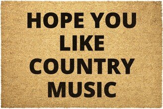 Country Music Doormat Outdoor Rug Door Hope You Like Coir Mat Decor Housewarming Home Summer Winter Christmas House Gift