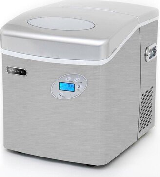 Portable Ice Maker 49 lb capacity - Stainless Steel