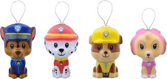 Chase, Marshall, Rubble, and Skye Tree Ornaments 4ct